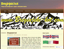 Tablet Screenshot of breginjski-kot.com